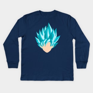 Super Saiyan Blue Goku Kids Long Sleeve T-Shirt